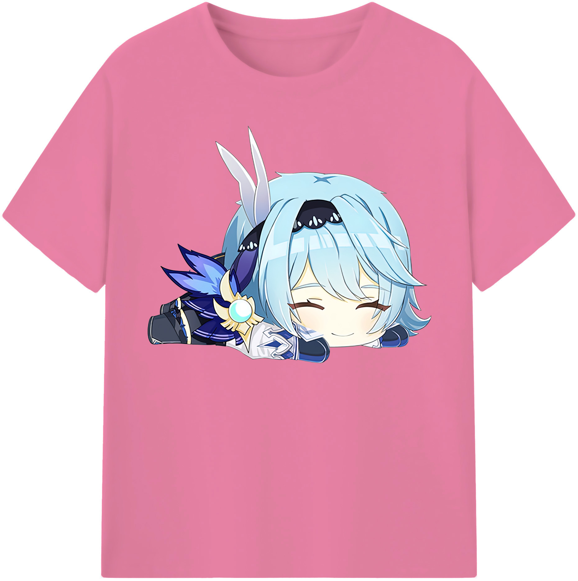 げんし神 优菈 ゆうら genshin Yūra 綿100％半袖Tシャツ（フロントプリント）
